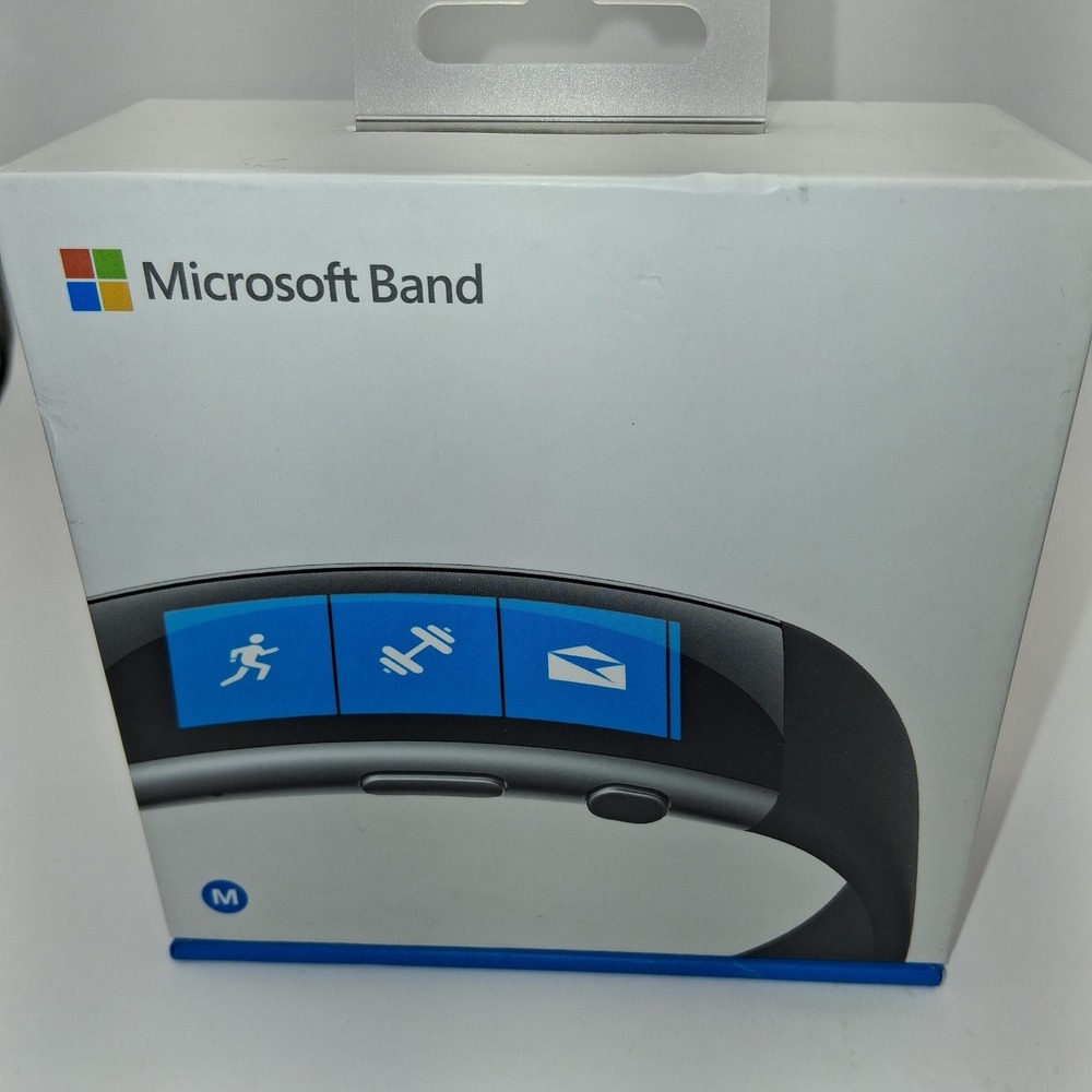 Microsoft Band 2 Medium Smart Watch Model 1721 w/Charger Tested Working W/Box